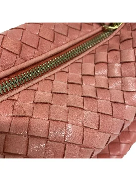 Bottega Veneta Handbag Intrecciato Pink Leather - Picture 15 of 15